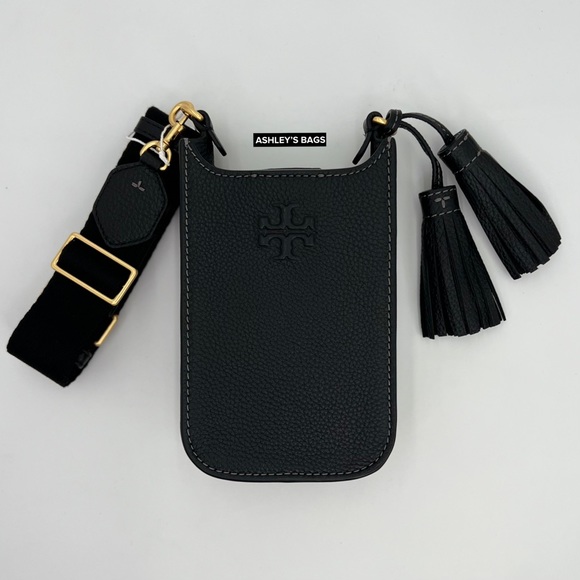 Tory Burch Thea Cellphone Crossbody In Black - Picture 2 of 10